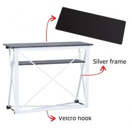 Counter Smart Fabric silver with black top