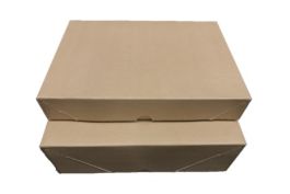 Paraatdozen bodem en deksel 305 x 215 x 50 mm bruin A4