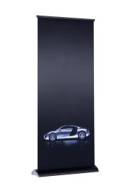 Roll-Up DeLuxe black/chrome 85x200