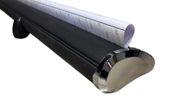 Roll-Up Premium black/chrome 85x200