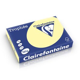Clairefontaine Trophee pastel geel 120 g/m² 210 x 297 mm LL 1248