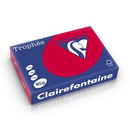 Clairefontaine Trophee intensief kersenrood 80 g/m² 210 x 297 mm LL 1782