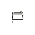 Enveloppen Ordonnans Print 90 g/m² 162 x 229 mm C5 VR venster rechts, rechte hoeken strip (geschikt voor laserprinter) 828.0104