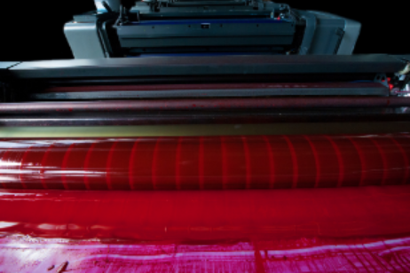 Flexo clich&eacute; bedrukken